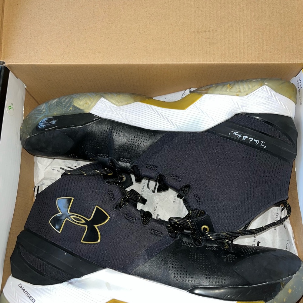 Under Armour UA Curry 2 LE used In Box Size 11.5 Golden State Warriors